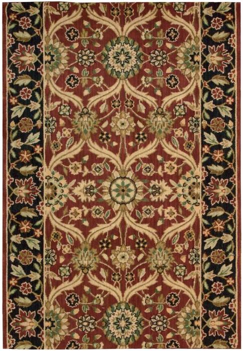 Nourison GRAND PARTERRE MOGHUL ELEGANT PT03 RUST RUNNER BROADLOOM CARPET