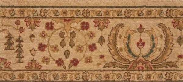 Nourison GRAND PARTERRE SAROUK PT02 BEIGE BORDER BROADLOOM CARPET