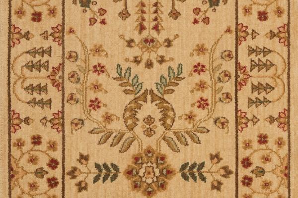 Nourison GRAND PARTERRE SAROUK PT02 BEIGE RUNNER BROADLOOM CARPET