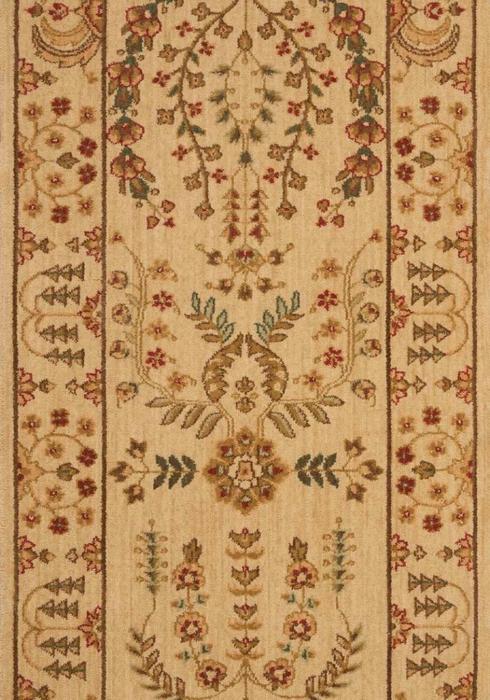 nourison GRAND PARTERRE SAROUK PT02 BEIGE RUNNER BROADLOOM CARPET