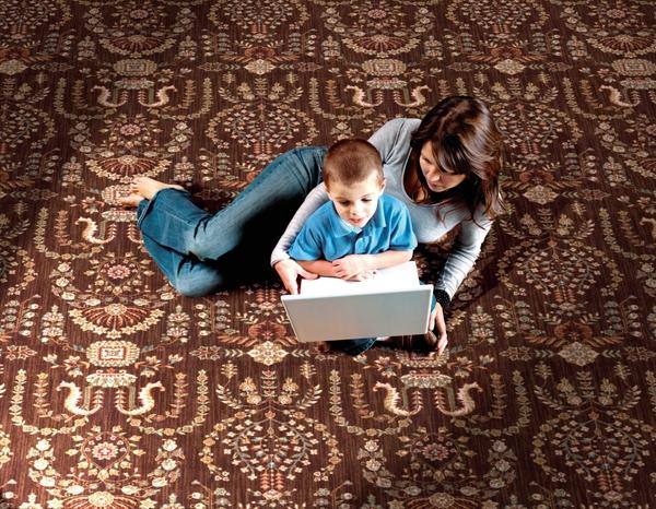 Nourison GRAND PARTERRE SAROUK PT02 BROWN BROADLOOM BROADLOOM CARPET