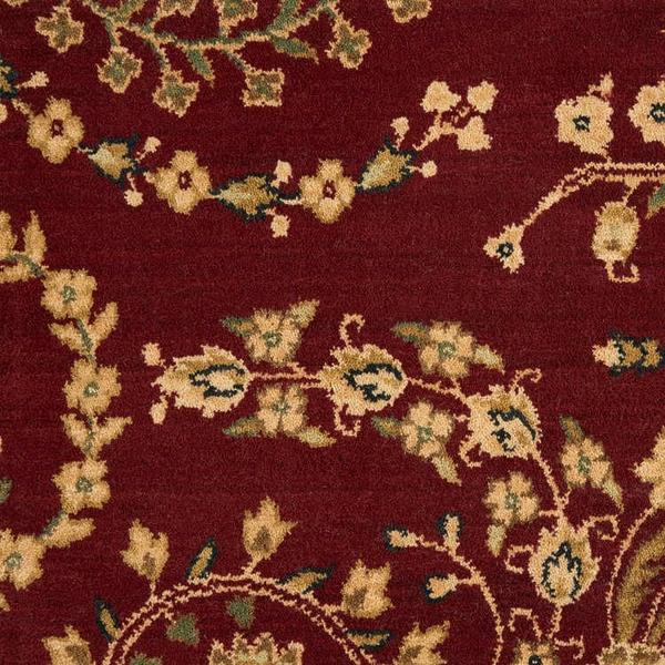 nourison GRAND PARTERRE SAROUK PT02 BURGUNDY BROADLOOM BROADLOOM CARPET