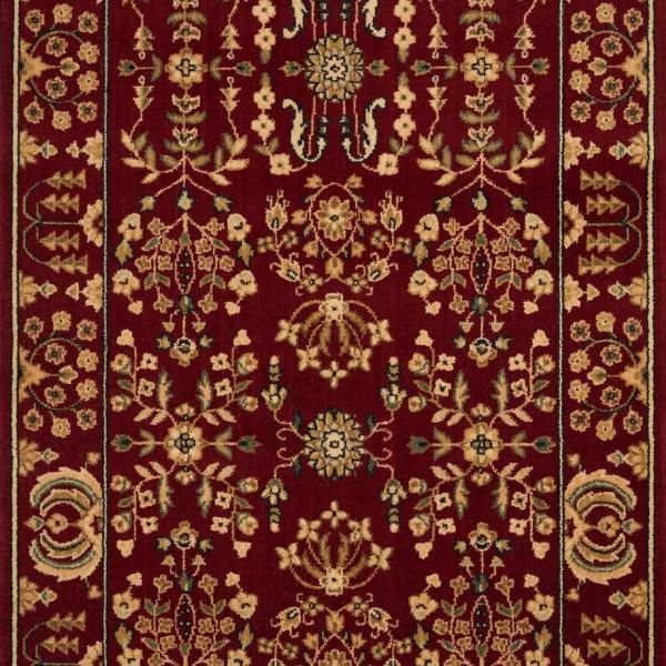 Nourison GRAND PARTERRE SAROUK PT02 BURGUNDY RUNNER BROADLOOM CARPET