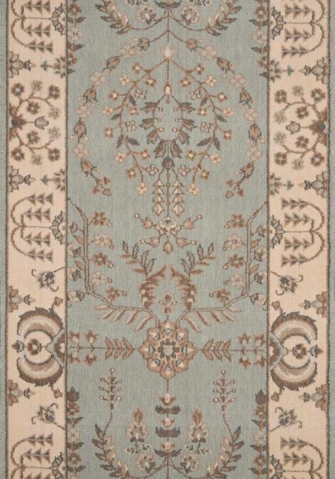 Nourison GRAND PARTERRE SAROUK PT02 COASTAL RUNNER BROADLOOM CARPET