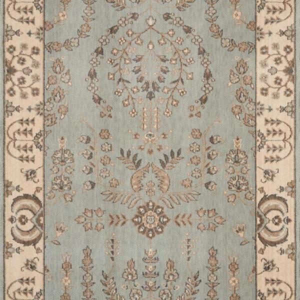 nourison GRAND PARTERRE SAROUK PT02 COASTAL RUNNER BROADLOOM CARPET