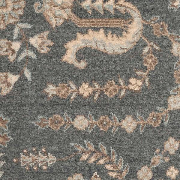 nourison GRAND PARTERRE SAROUK PT02 GRAPHITE BROADLOOM BROADLOOM CARPET