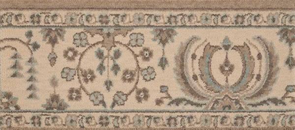 nourison GRAND PARTERRE SAROUK PT02 HAZELNUT BORDER BROADLOOM CARPET