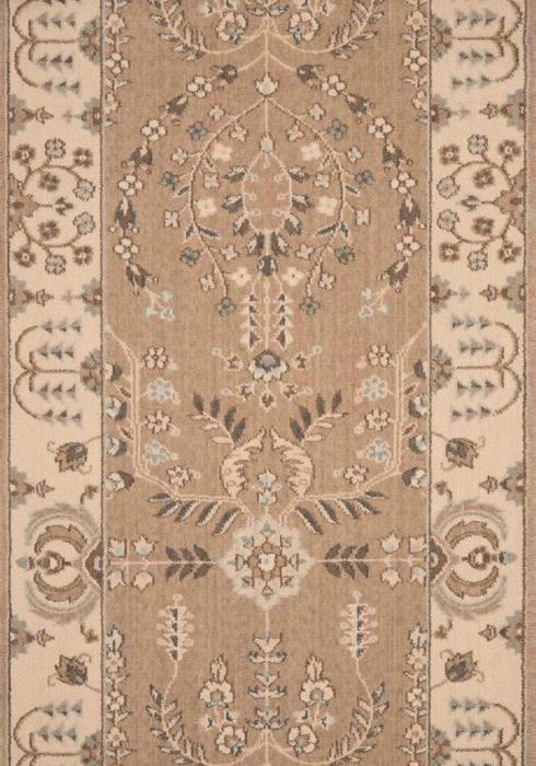 nourison GRAND PARTERRE SAROUK PT02 HAZELNUT RUNNER BROADLOOM CARPET