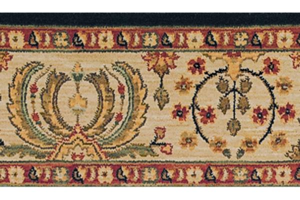 nourison GRAND PARTERRE SAROUK PT02 MIDNIGHT BORDER BROADLOOM CARPET