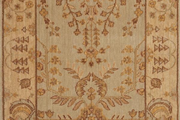 Nourison GRAND PARTERRE SAROUK PT02 QUARRY RUNNER BROADLOOM CARPET