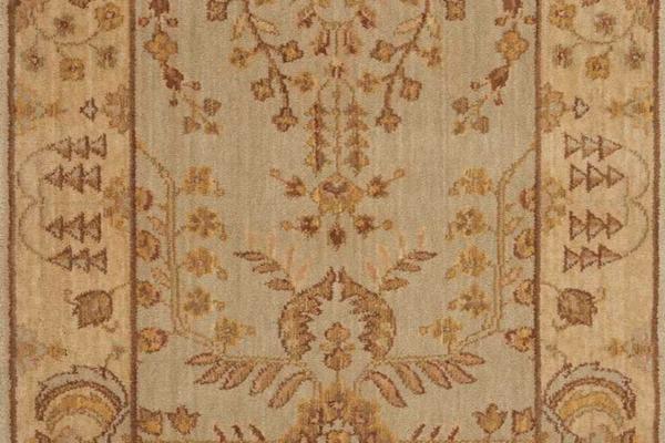 Nourison GRAND PARTERRE SAROUK PT02 QUARRY RUNNER BROADLOOM CARPET