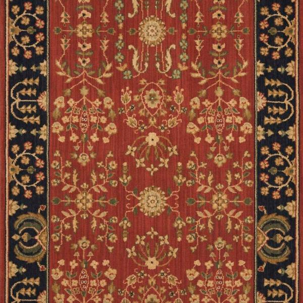 Nourison GRAND PARTERRE SAROUK PT02 RUST RUNNER BROADLOOM CARPET