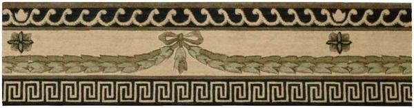 nourison GRAND PARTERRE WILD SAFARI VA03 MULTICOLOR BORDER BROADLOOM CARPET
