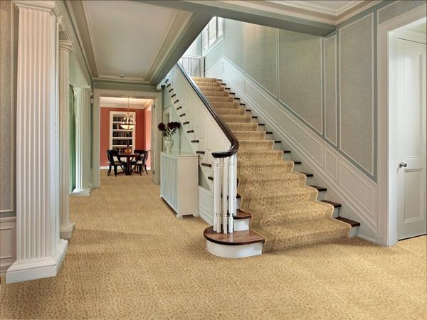 Nourison GRAND PARTERRE WILD SAFARI VA03 STONEWASH BORDER BROADLOOM CARPET