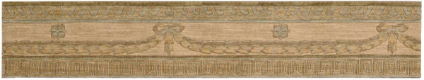 Nourison GRAND PARTERRE WILD SAFARI VA03 STONEWASH BORDER BROADLOOM CARPET