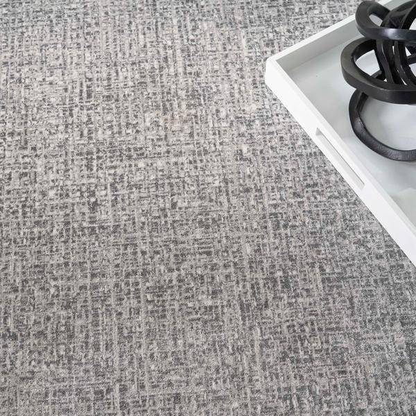 Nourison Grand Street Light Grey Indoor Only Abstract Rug GRN03