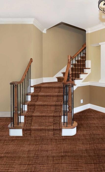 Nourison GRAND TEXTURES PT44 TOBACCO RUNNER BROADLOOM CARPET