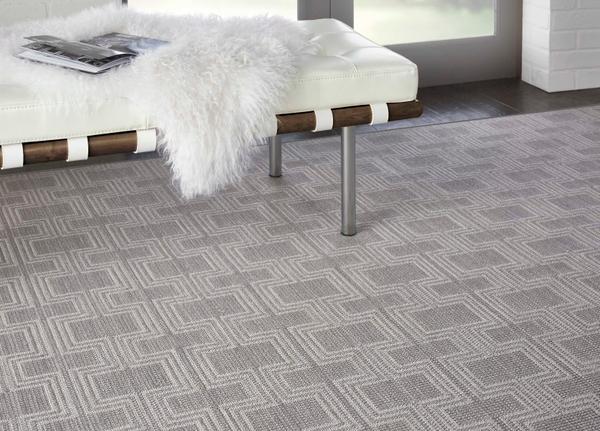 Nourison GROSSE POINTE CHANDLER CHNDL STEEL/PLATINUM BROADLOOM CARPET