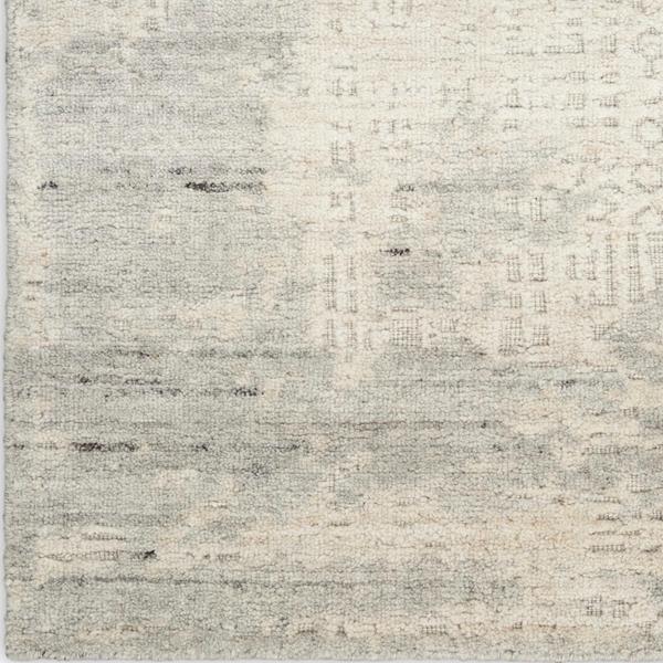 nourison Harmony Ivory Grey Indoor only Abstract Rug HAY04 Home