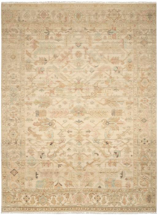 Nourison Heritage Vine Beige Indoor Only Persian Rug HTV01