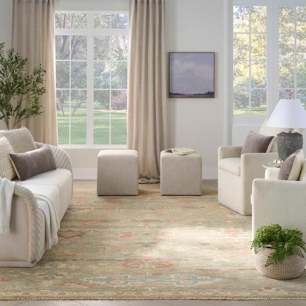 nourison Heritage Vine Charcoal Indoor only Persian Rug HTV04