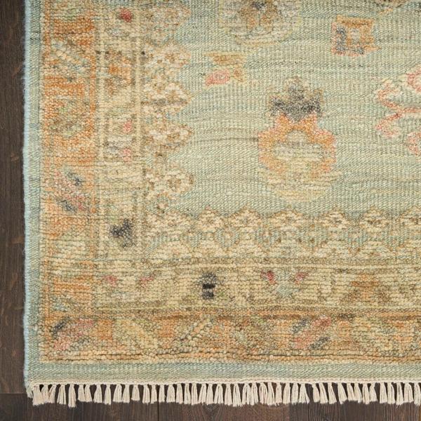 Nourison Heritage Vine Light Blue Indoor Only Persian Rug HTV02