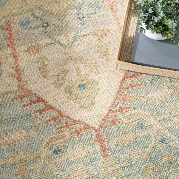 Nourison Heritage Vine Light Blue Indoor Only Persian Rug HTV03