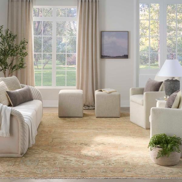 nourison Heritage Vine Rust Indoor only Persian Rug HTV06