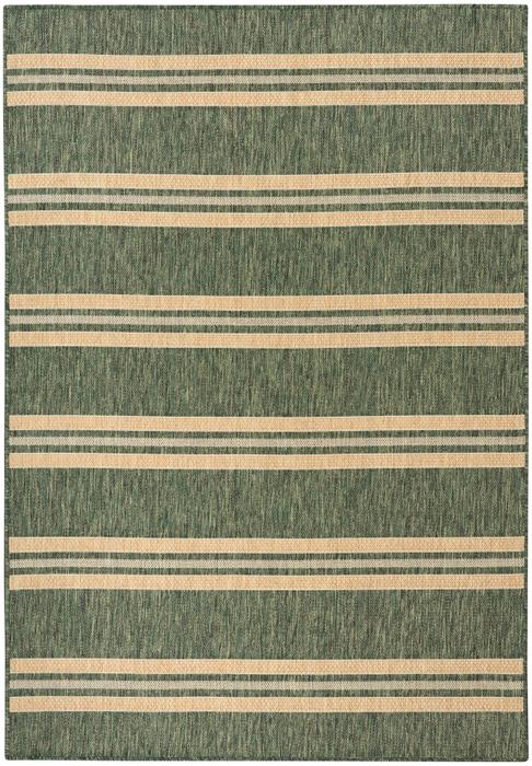 Nourison Horizon Indoor/Outdoor Green Indoor/Outdoor Geometric Rug HOZ05