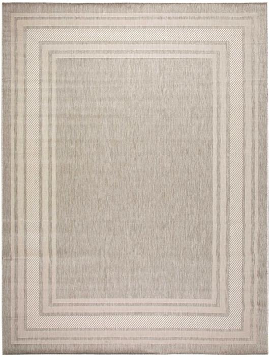 Nourison Horizon Indoor/Outdoor Grey Indoor/Outdoor Geometric Rug HOZ03