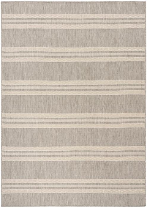 Nourison Horizon Indoor/Outdoor Grey Indoor/Outdoor Geometric Rug HOZ05