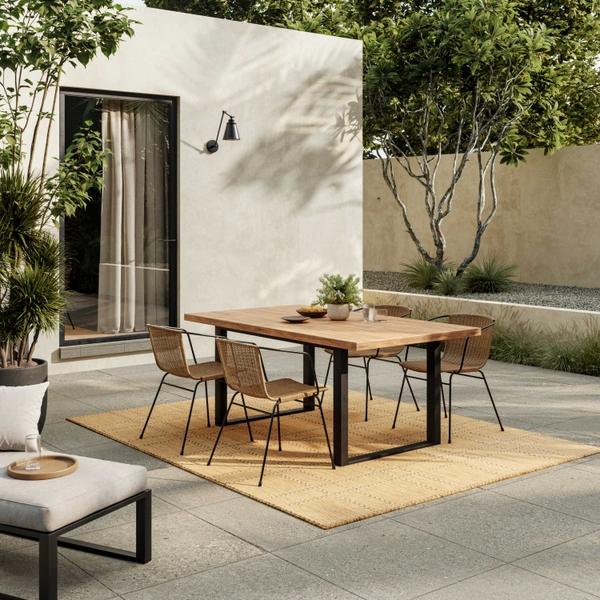 Nourison Horizon Indoor/Outdoor Natural Indoor/Outdoor Geometric Rug HOZ04