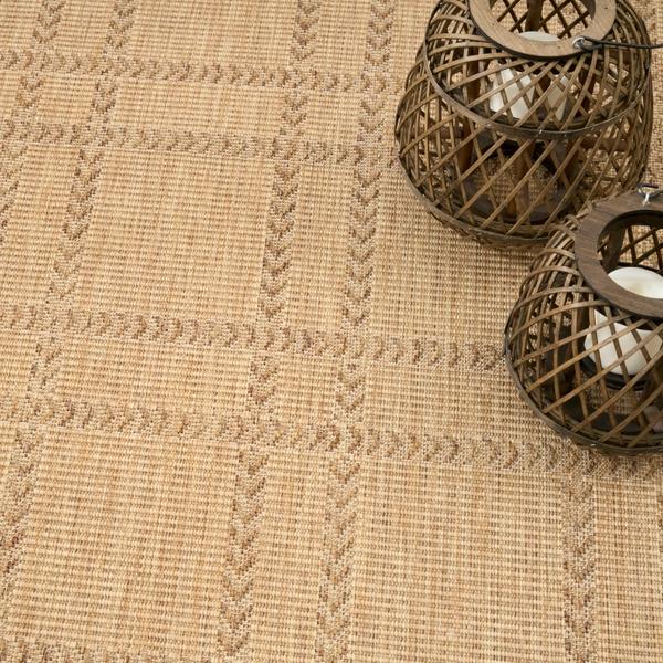 Nourison Horizon Indoor/Outdoor Natural Indoor/Outdoor Geometric Rug HOZ04