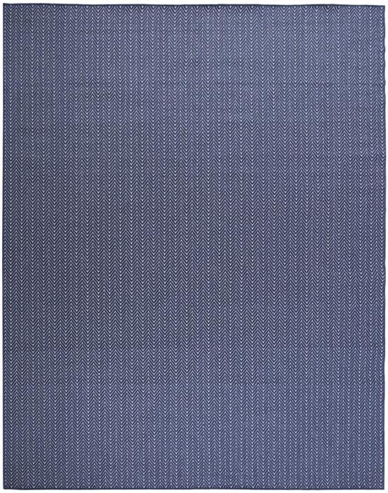 Nourison Horizon Indoor/Outdoor Navy Indoor/Outdoor Chevron Rug HOZ02