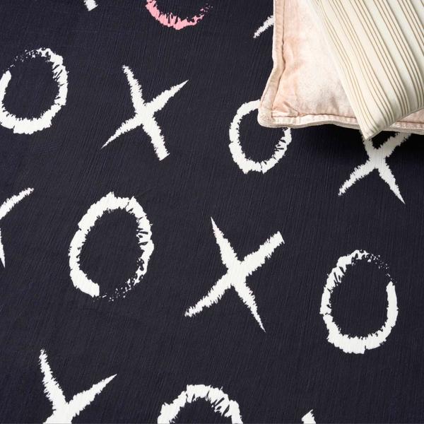 Nourison Imagination Black Indoor Only Graphic Rug IMA18