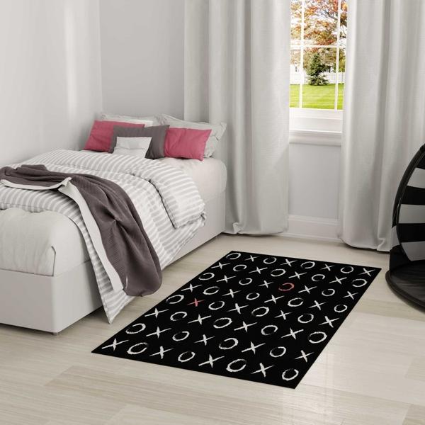Nourison Imagination Black Indoor Only Graphic Rug IMA18