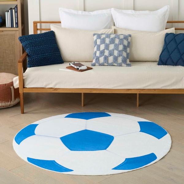 Nourison Imagination Blue Indoor Only Graphic Rug IMA01