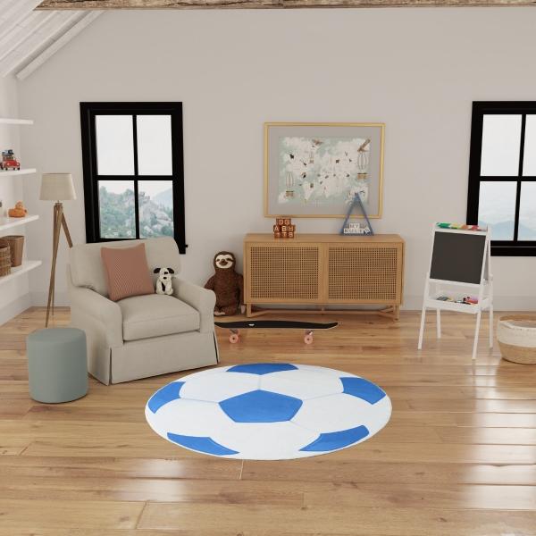 nourison Imagination Blue Indoor only Graphic Rug IMA01