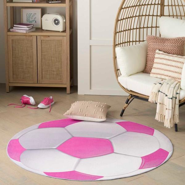 Nourison Imagination Pink Indoor Only Graphic Rug IMA08