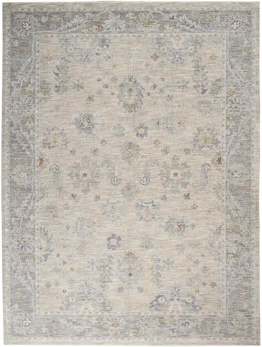 Nourison Infinite Farmhouse Floral Light Grey Rug IFT03 Home