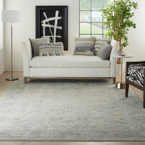 nourison Infinite Farmhouse Light Grey Rug IFT01 Home
