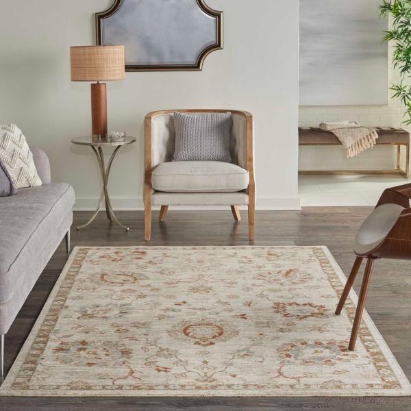 Nourison Infinite Ivory Indoor Only Persian Rug IFT04 Home