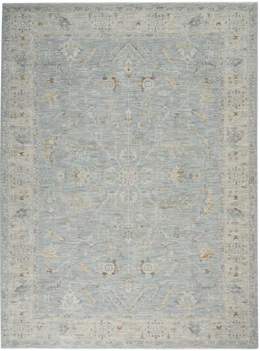 Nourison Infinite Persian Floral Blue Rug IFT05 Home