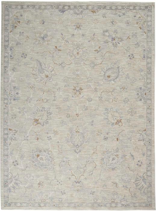 Nourison Infinite Persian Floral Light Grey Rug IFT04 Home