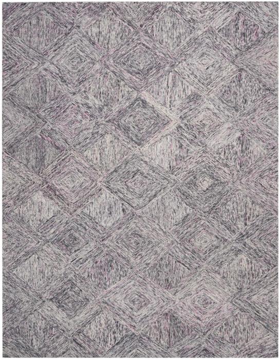 Nourison Interlock Abstract Diamond Pink/Grey Rug ITL01 Home