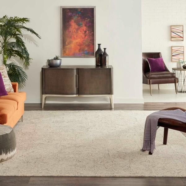 nourison Interlock Abstract Geometric Multicolored Rug ITL05 Home