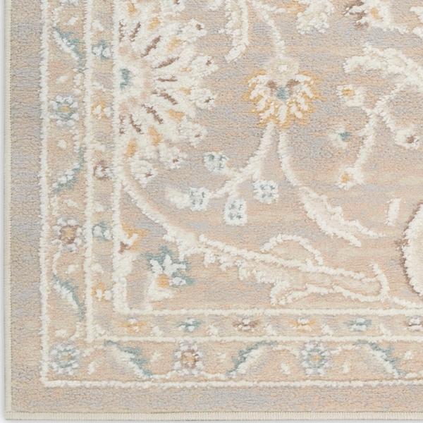 nourison Isla Light Grey Indoor only Persian Rug ISL01