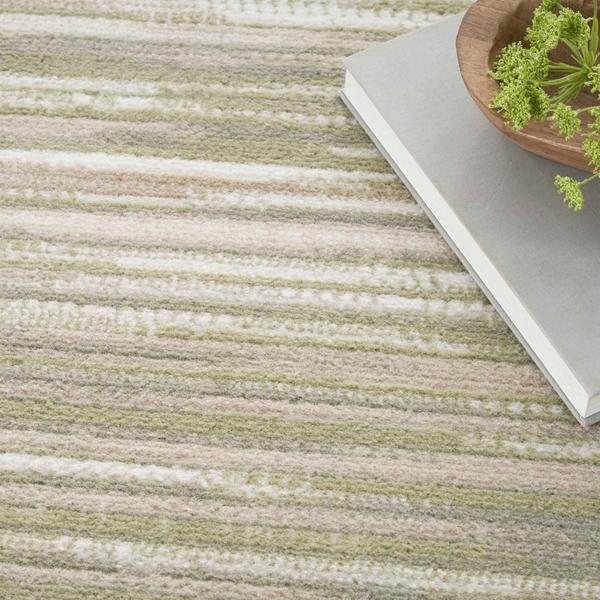 Nourison Jubilant Green Ivory Indoor Only Abstract Rug JUB04 Home