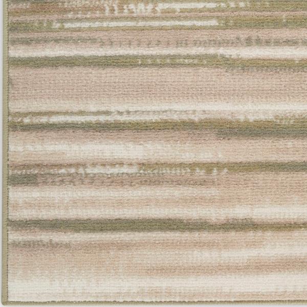 nourison Jubilant Green Ivory Indoor only Abstract Rug JUB04 Home