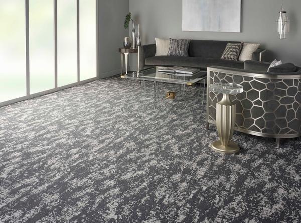 nourison LUMIERE AFTERGLOW AFGLW CARBON BROADLOOM CARPET